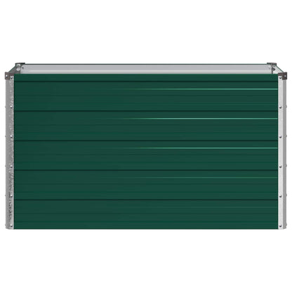 vidaXL Raised Garden Bed Green 100 x 40 x 55 cm cold-rolled steeel