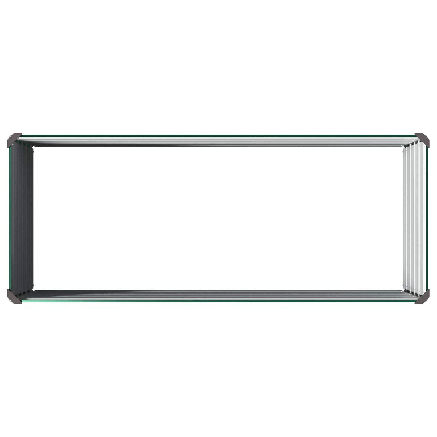 vidaXL Raised Garden Bed Green 100 x 40 x 55 cm cold-rolled steeel