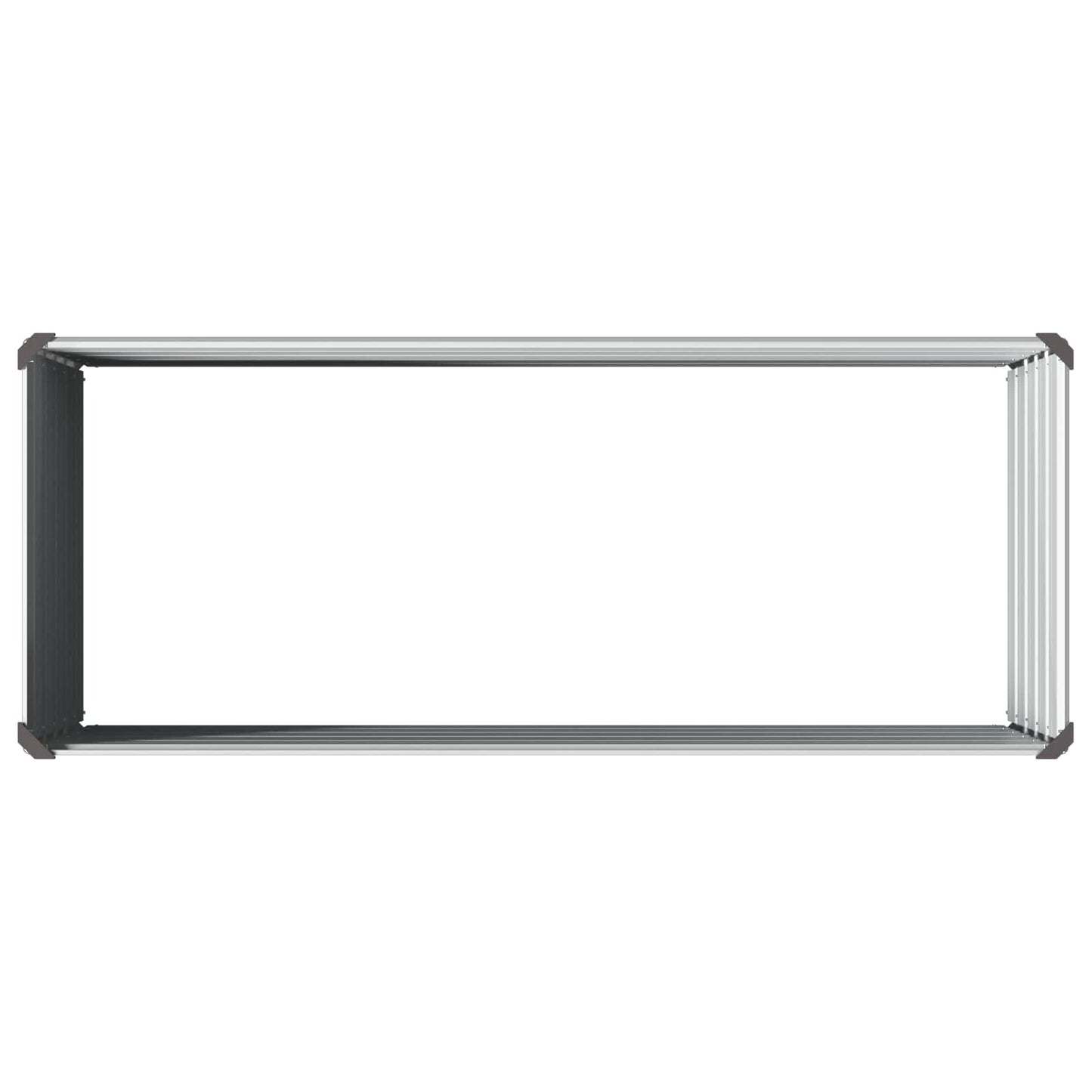 vidaXL Raised Garden Bed Grey 100 x 40 x 55 cm cold-rolled steel