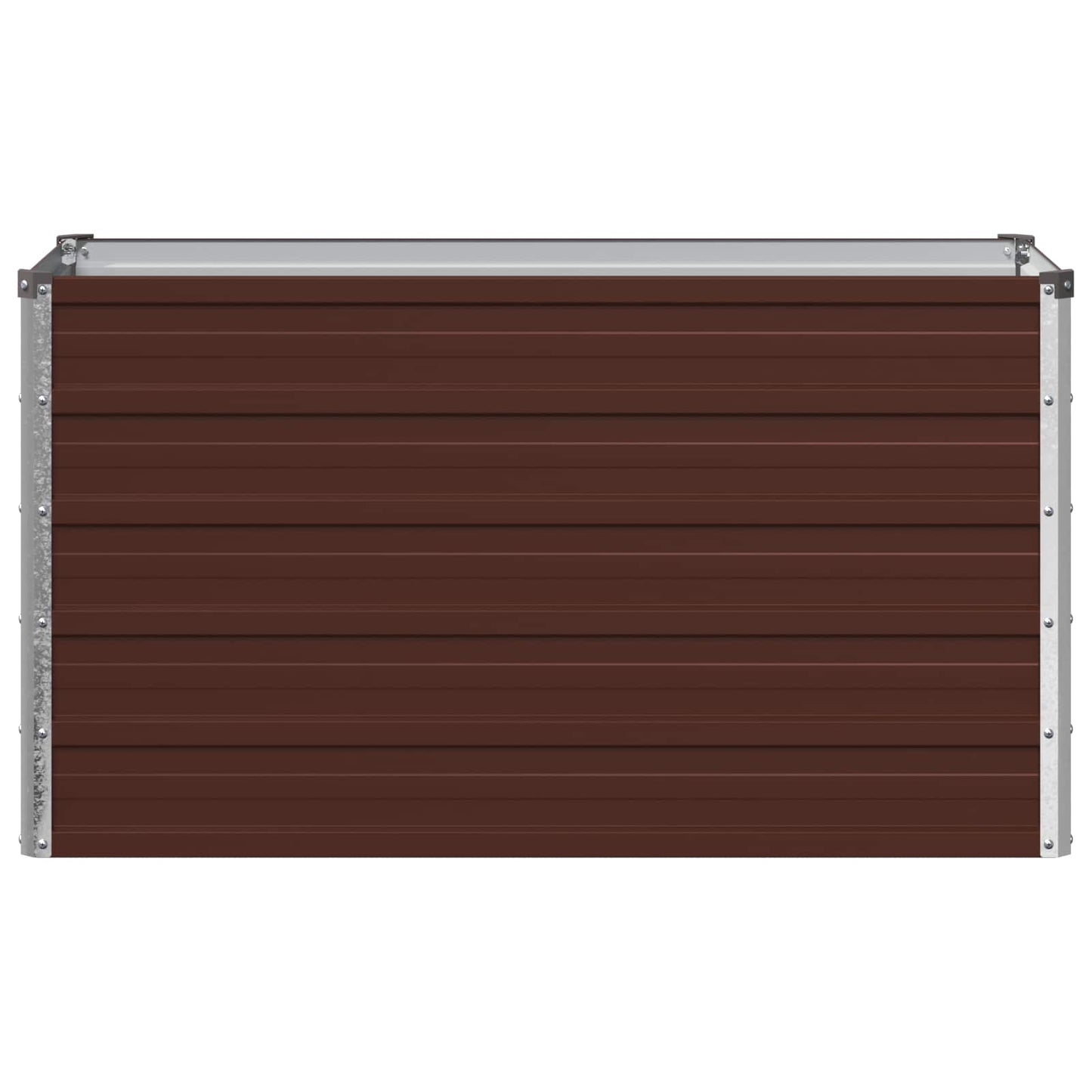 vidaXL Raised Garden Bed Brown 100 x 40 x 55 cm cold-rolled steel