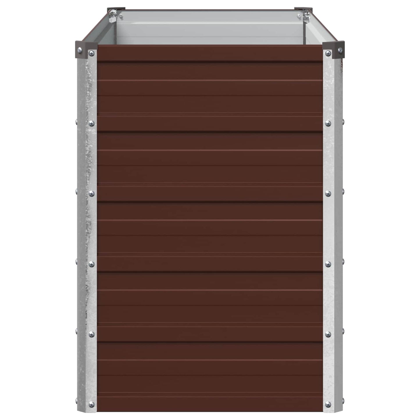 vidaXL Raised Garden Bed Brown 100 x 40 x 55 cm cold-rolled steel