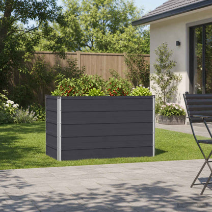 vidaXL Raised Garden Bed Anthracite 100 x 40 x 55 cm cold-rolled steel