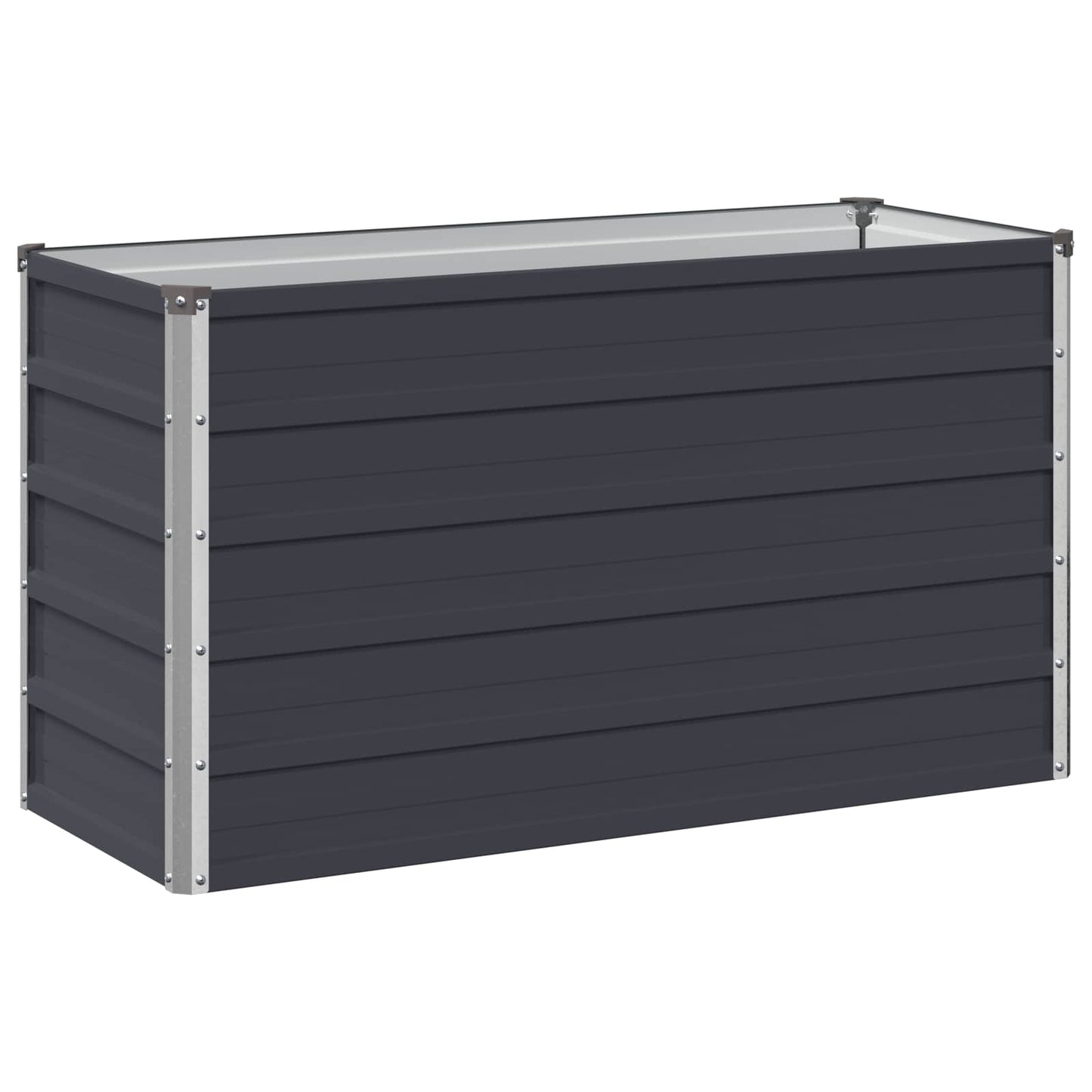 vidaXL Raised Garden Bed Anthracite 100 x 40 x 55 cm cold-rolled steel