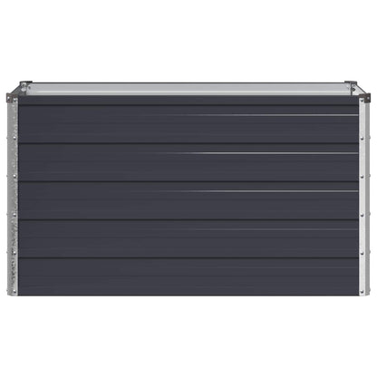 vidaXL Raised Garden Bed Anthracite 100 x 40 x 55 cm cold-rolled steel