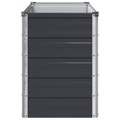 vidaXL Raised Garden Bed Anthracite 100 x 40 x 55 cm cold-rolled steel