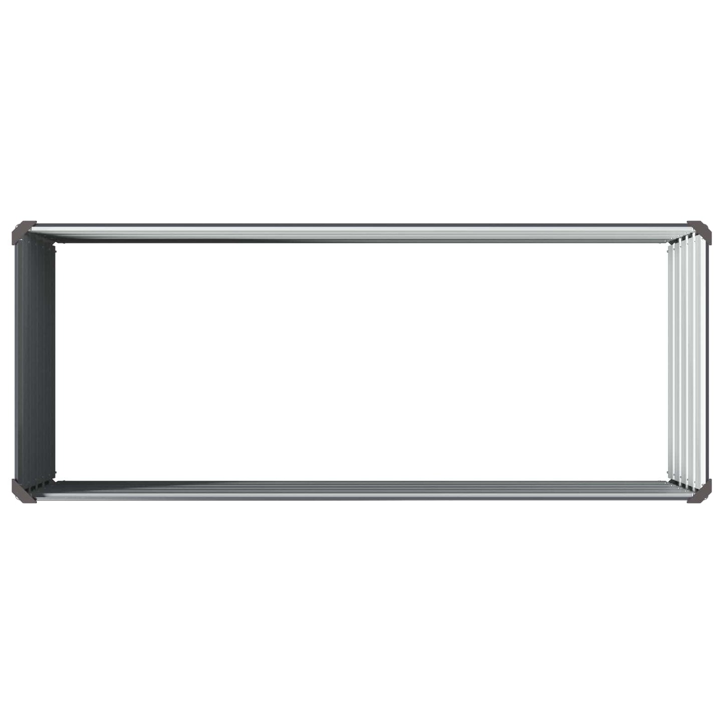 vidaXL Raised Garden Bed Anthracite 100 x 40 x 55 cm cold-rolled steel