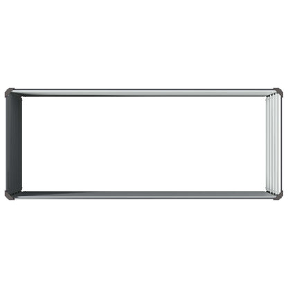 vidaXL Raised Garden Bed Anthracite 100 x 40 x 55 cm cold-rolled steel