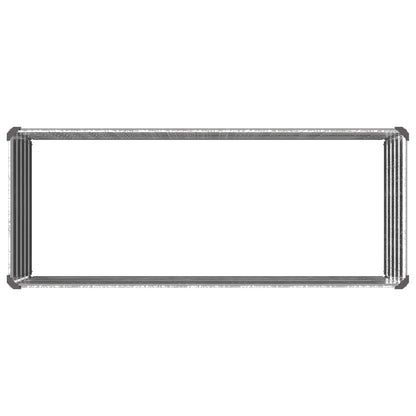vidaXL Raised Garden Bed Silver 100 x 40 x 55 cm galvanized