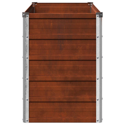vidaXL Raised Garden Bed Rusty 100 x 40 x 55 cm corton
