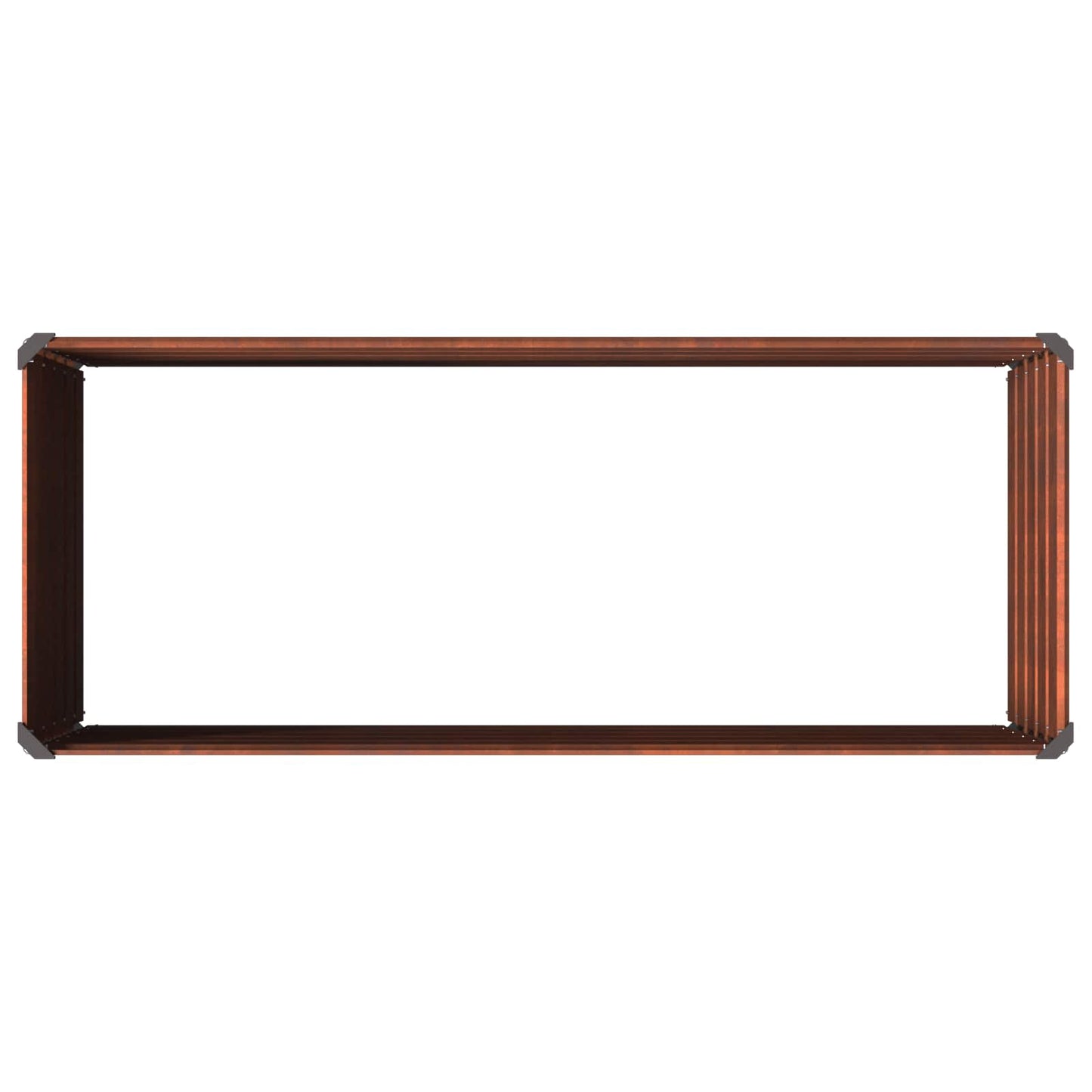 vidaXL Raised Garden Bed Rusty 100 x 40 x 55 cm corton