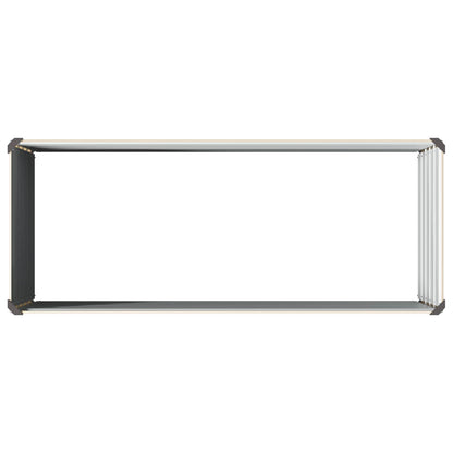 vidaXL Raised Garden Bed Ivory 100 x 40 x 55 cm cold-rolled steel