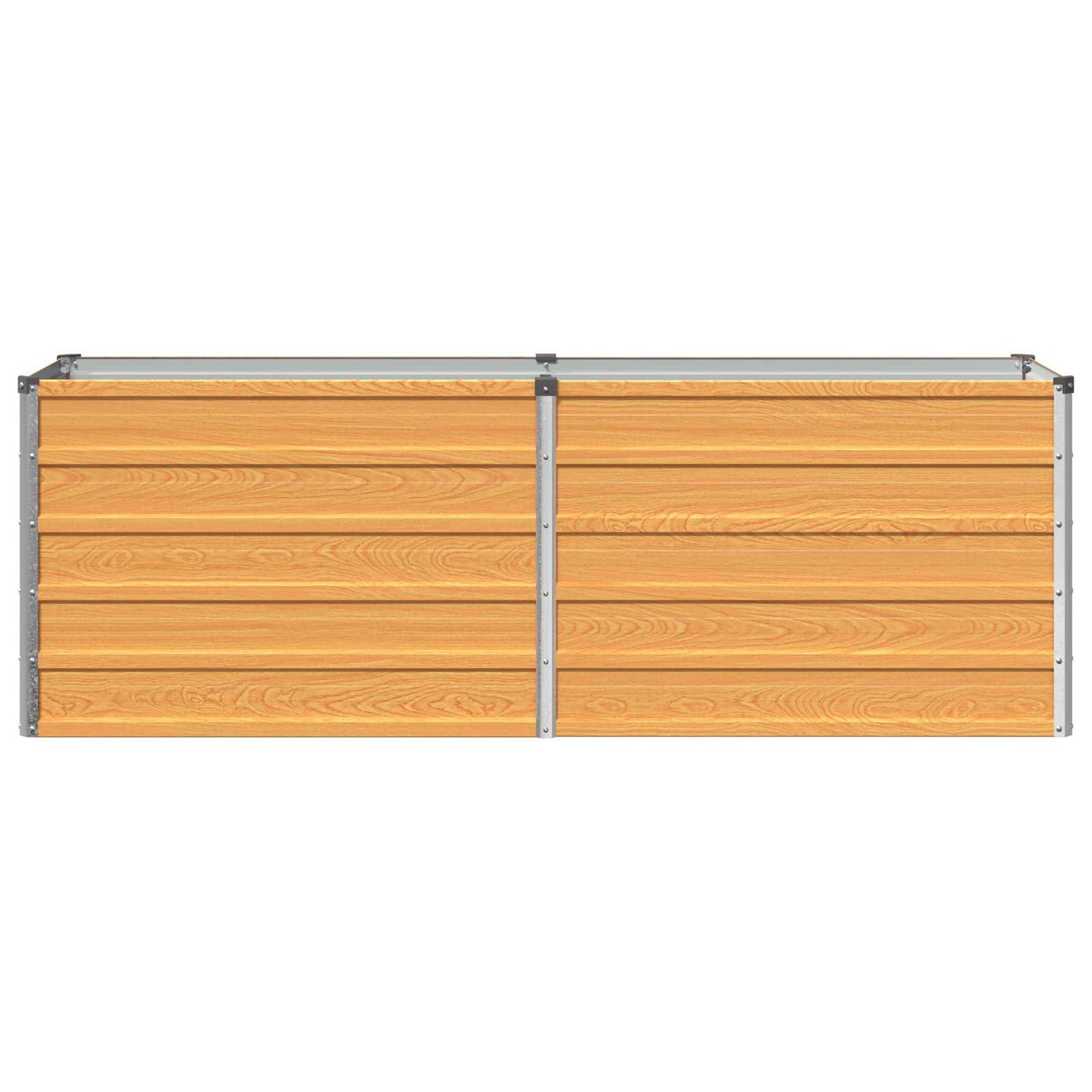vidaXL Raised Garden Bed Natural 160 x 40 x 55 cm cold-rolled steel