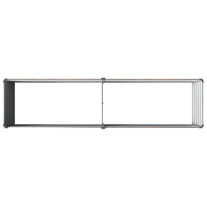vidaXL Raised Garden Bed Black 160 x 40 x 55 cm cold-rolled steel
