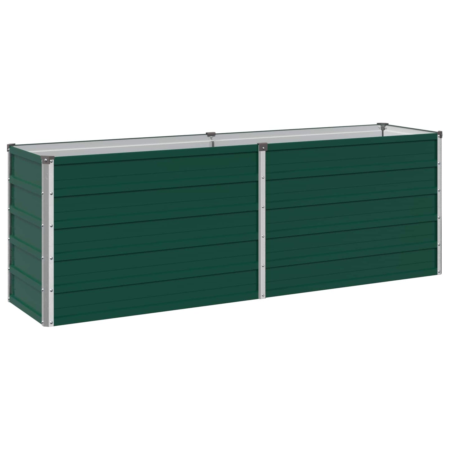vidaXL Raised Garden Bed Green 160 x 40 x 55 cm cold-rolled steeel