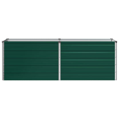 vidaXL Raised Garden Bed Green 160 x 40 x 55 cm cold-rolled steeel