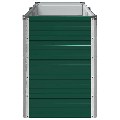 vidaXL Raised Garden Bed Green 160 x 40 x 55 cm cold-rolled steeel