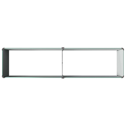vidaXL Raised Garden Bed Green 160 x 40 x 55 cm cold-rolled steeel