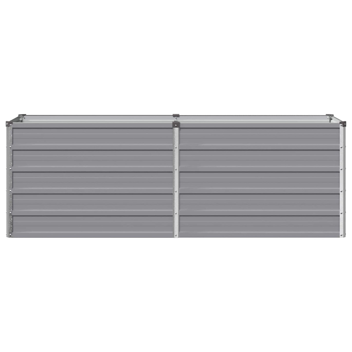 vidaXL Raised Garden Bed Grey 160 x 40 x 55 cm cold-rolled steel