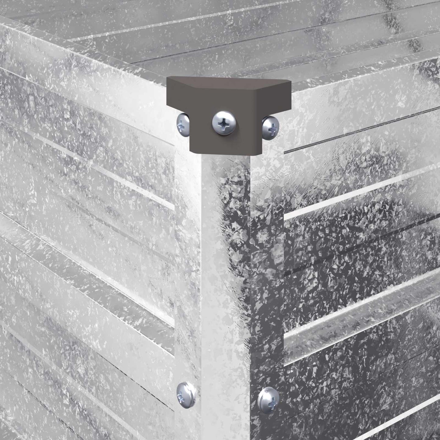 vidaXL Raised Garden Bed Silver 160 x 40 x 55 cm galvanized