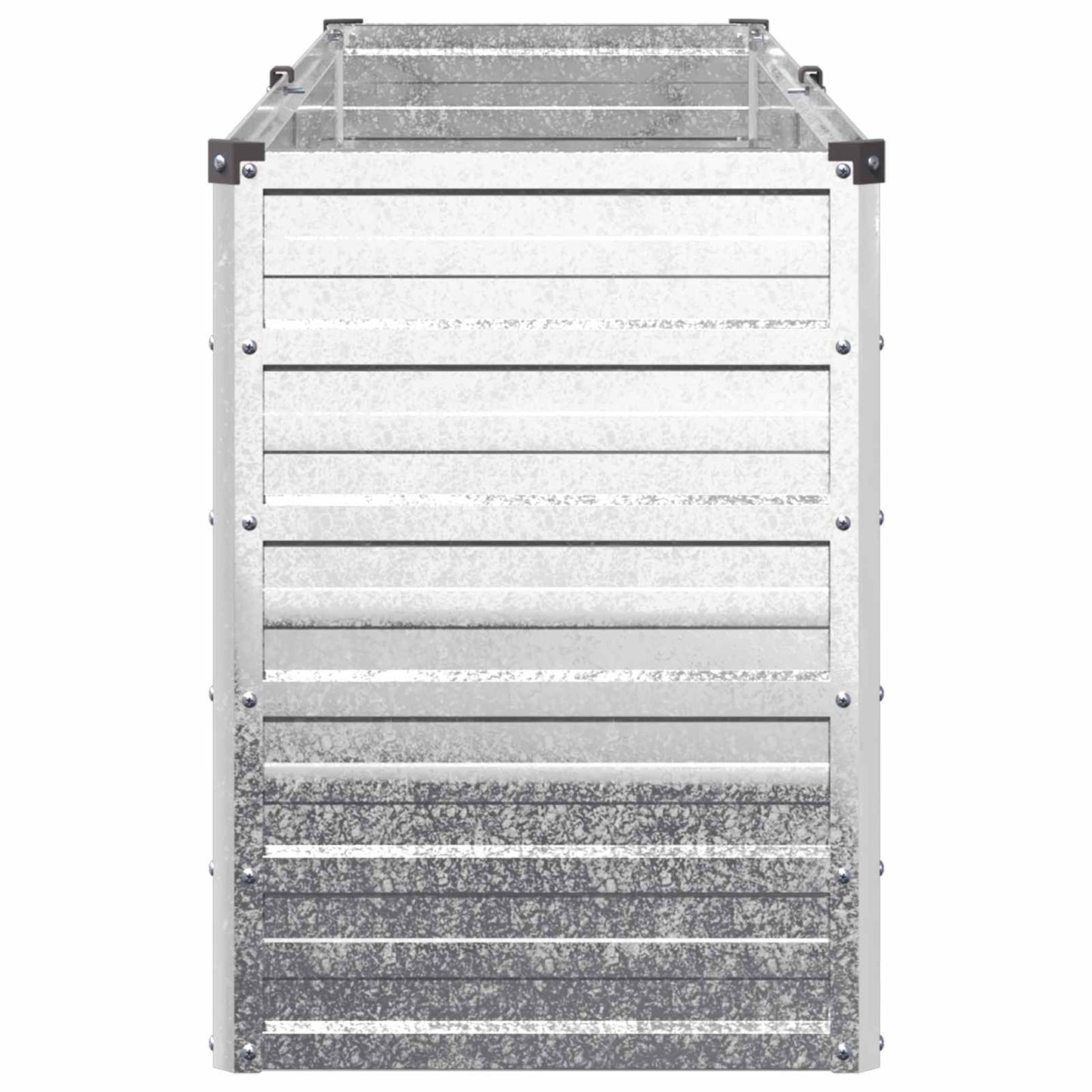 vidaXL Raised Garden Bed Silver 160 x 40 x 55 cm galvanized