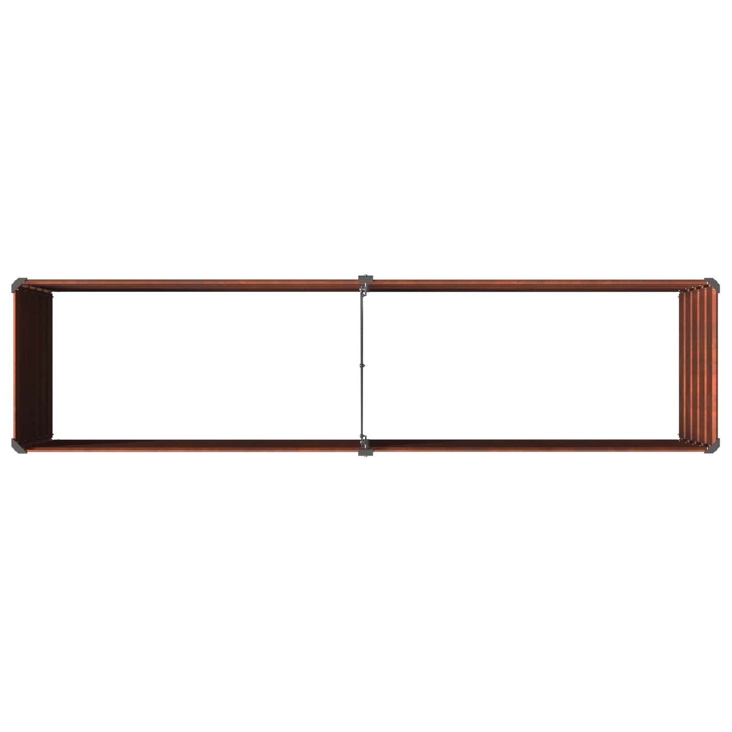 vidaXL Raised Garden Bed Rusty 160 x 40 x 55 cm corton