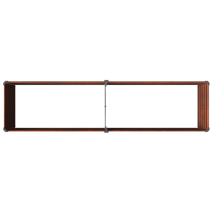 vidaXL Raised Garden Bed Rusty 160 x 40 x 55 cm corton