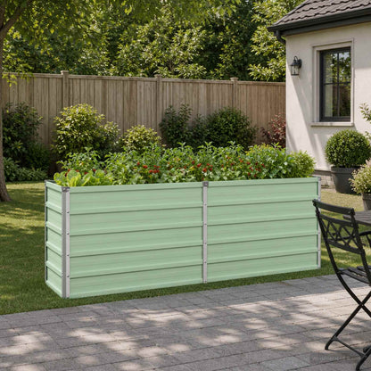 vidaXL Raised Garden Bed Pastel Green 160 x 40 x 55 cm