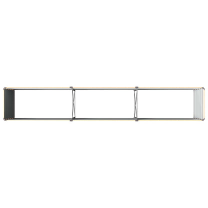 vidaXL Raised Garden Bed Natural 240 x 40 x 55 cm cold-rolled steel