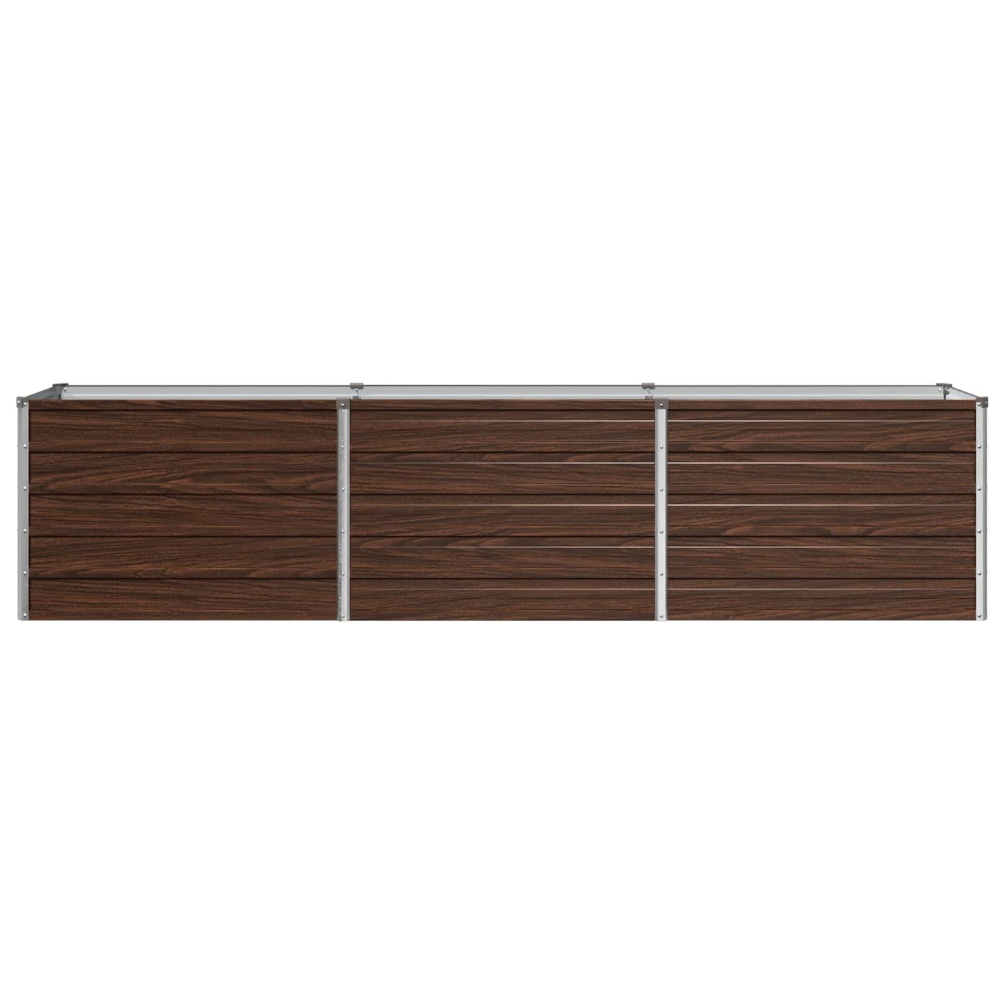 vidaXL Raised Garden Bed Black 240 x 40 x 55 cm cold-rolled steel