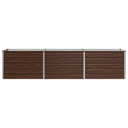 vidaXL Raised Garden Bed Black 240 x 40 x 55 cm cold-rolled steel