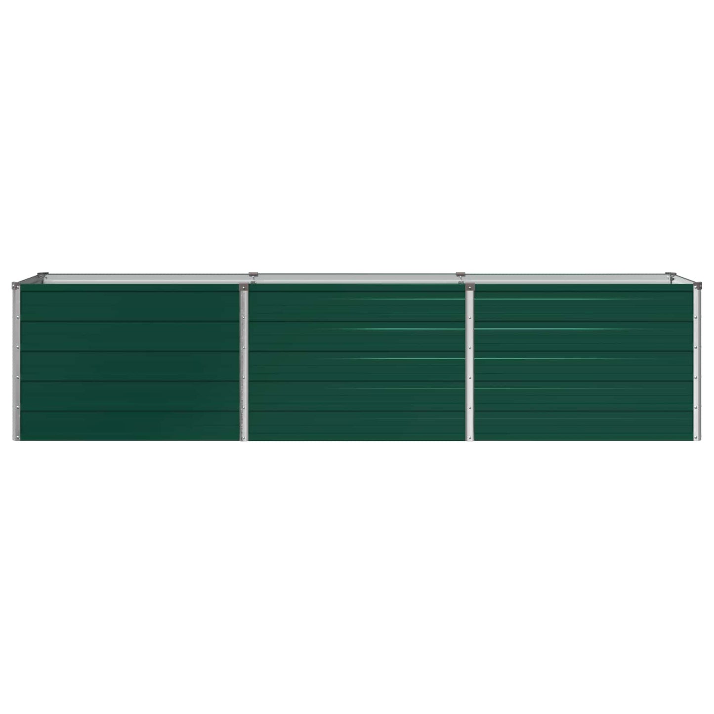 vidaXL Raised Garden Bed Green 240 x 40 x 55 cm cold-rolled steeel