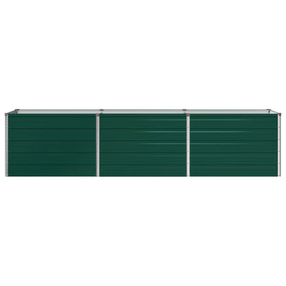 vidaXL Raised Garden Bed Green 240 x 40 x 55 cm cold-rolled steeel