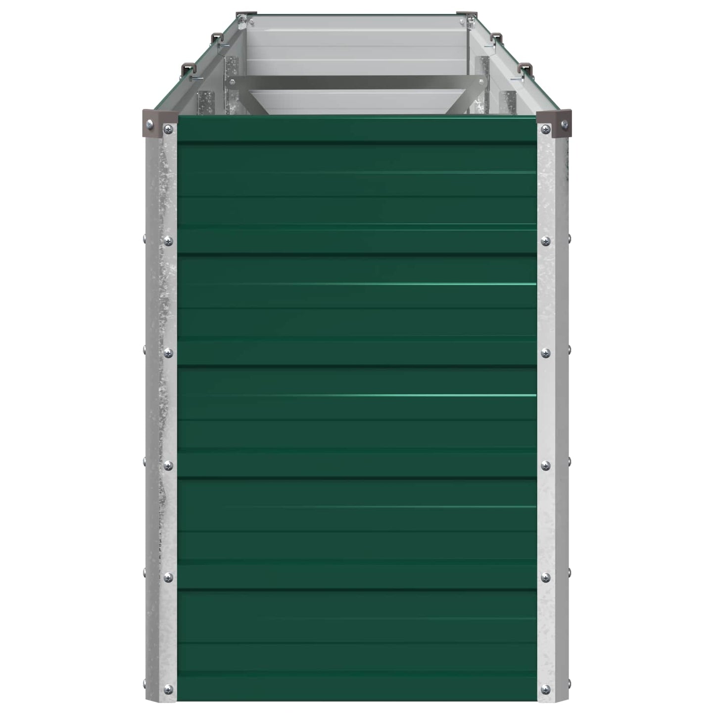 vidaXL Raised Garden Bed Green 240 x 40 x 55 cm cold-rolled steeel