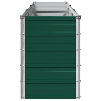 vidaXL Raised Garden Bed Green 240 x 40 x 55 cm cold-rolled steeel