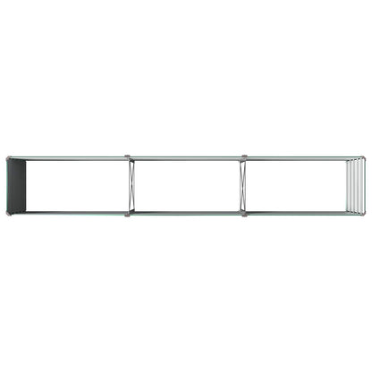 vidaXL Raised Garden Bed Green 240 x 40 x 55 cm cold-rolled steeel