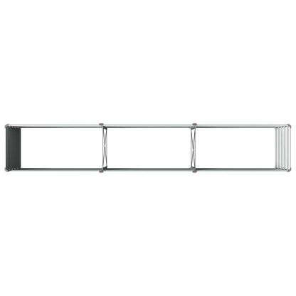 vidaXL Raised Garden Bed Grey 240 x 40 x 55 cm cold-rolled steel