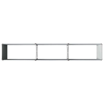 vidaXL Raised Garden Bed Anthracite 240 x 40 x 55 cm cold-rolled steel