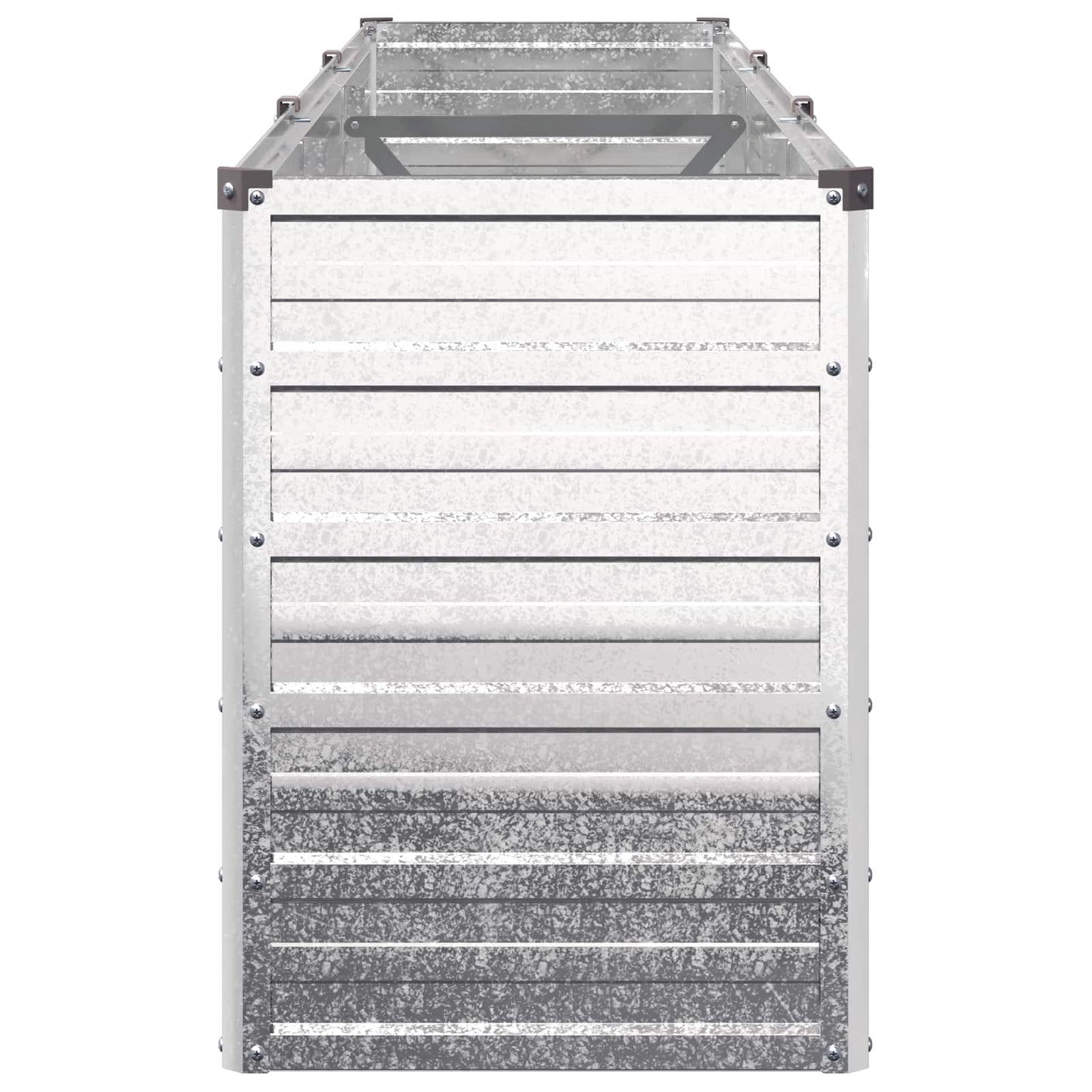 vidaXL Raised Garden Bed Silver 240 x 40 x 55 cm galvanized
