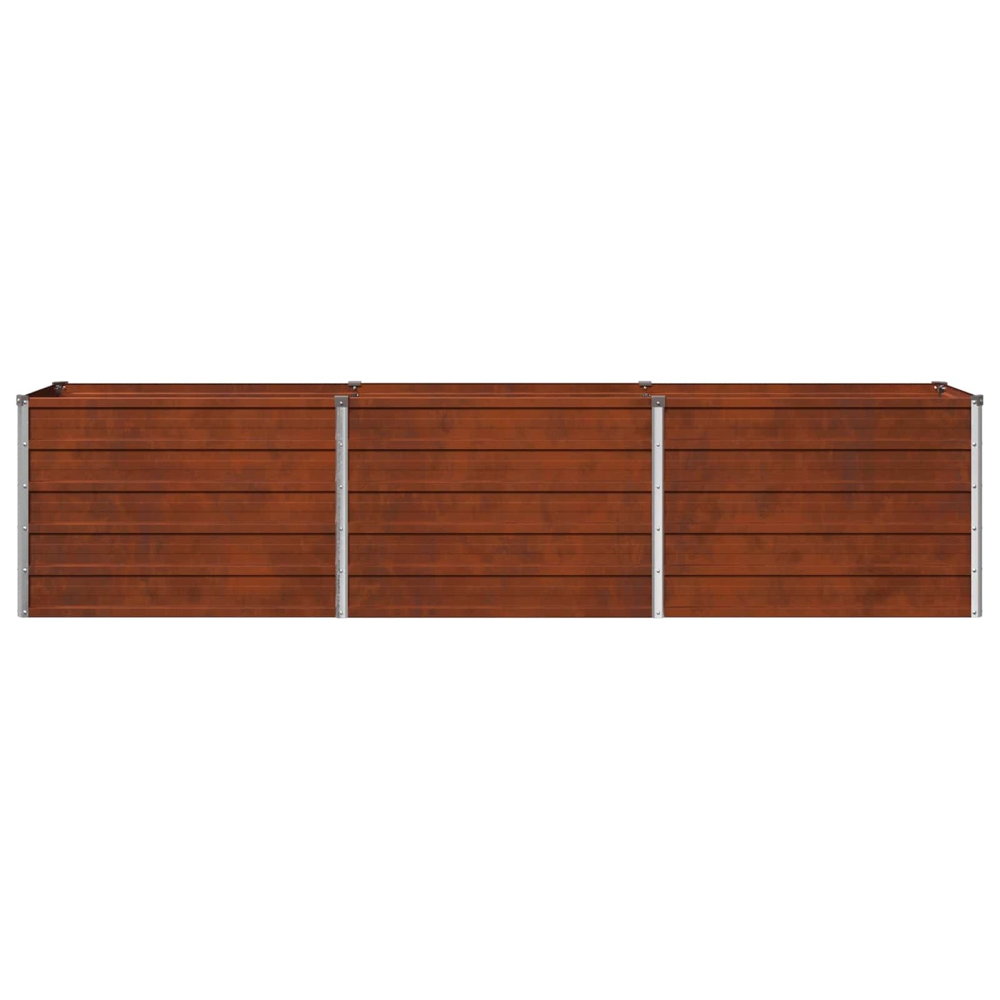 vidaXL Raised Garden Bed Rusty 240 x 40 x 55 cm corton