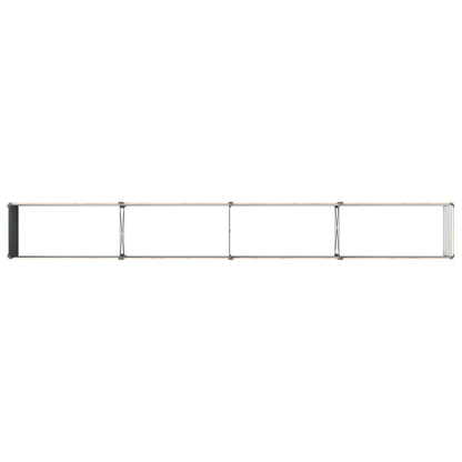 vidaXL Raised Garden Bed Wood Brown 320 x 40 x 55 cm cold-rolled steel