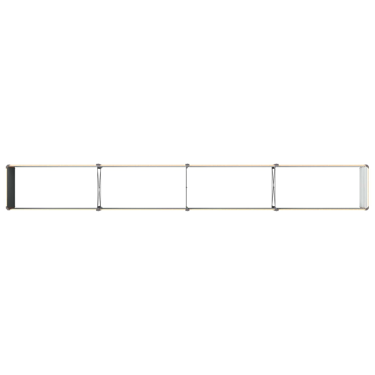 vidaXL Raised Garden Bed Natural 320 x 40 x 55 cm cold-rolled steel