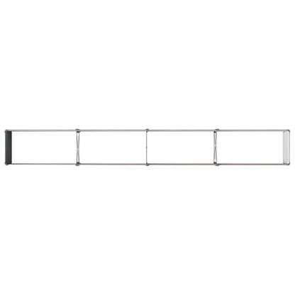 vidaXL Raised Garden Bed Black 320 x 40 x 55 cm cold-rolled steel