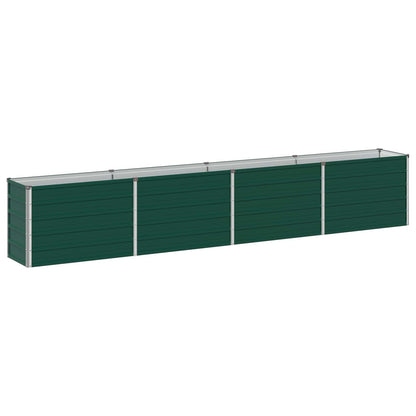 vidaXL Raised Garden Bed Green 320 x 40 x 55 cm cold-rolled steeel