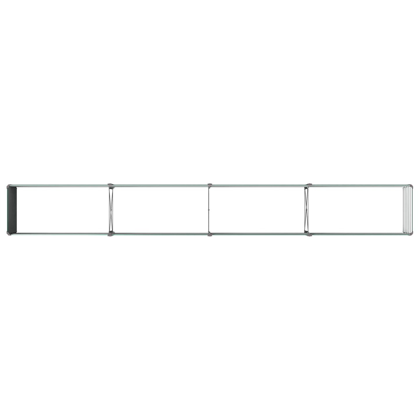 vidaXL Raised Garden Bed Green 320 x 40 x 55 cm cold-rolled steeel