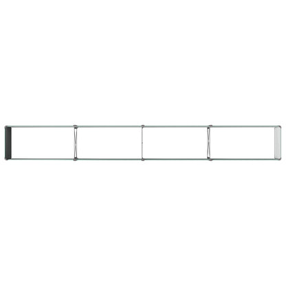 vidaXL Raised Garden Bed Green 320 x 40 x 55 cm cold-rolled steeel