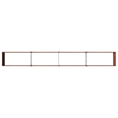 vidaXL Raised Garden Bed Rusty 320 x 40 x 55 cm corton