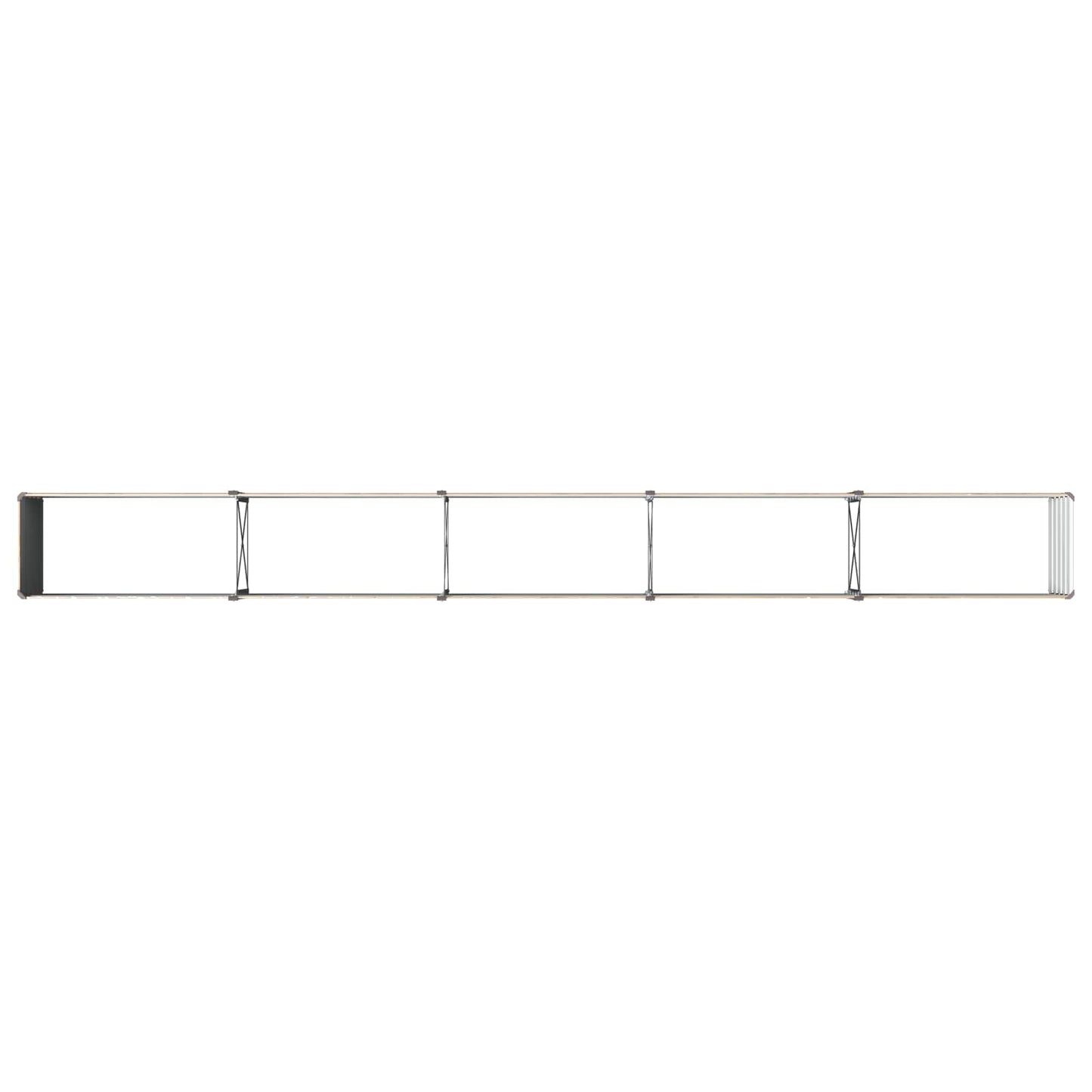 vidaXL Raised Garden Bed Wood Brown 400 x 40 x 55 cm cold-rolled steel