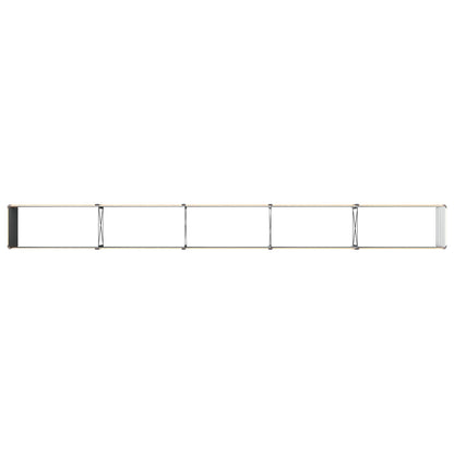 vidaXL Raised Garden Bed Natural 400 x 40 x 55 cm cold-rolled steel
