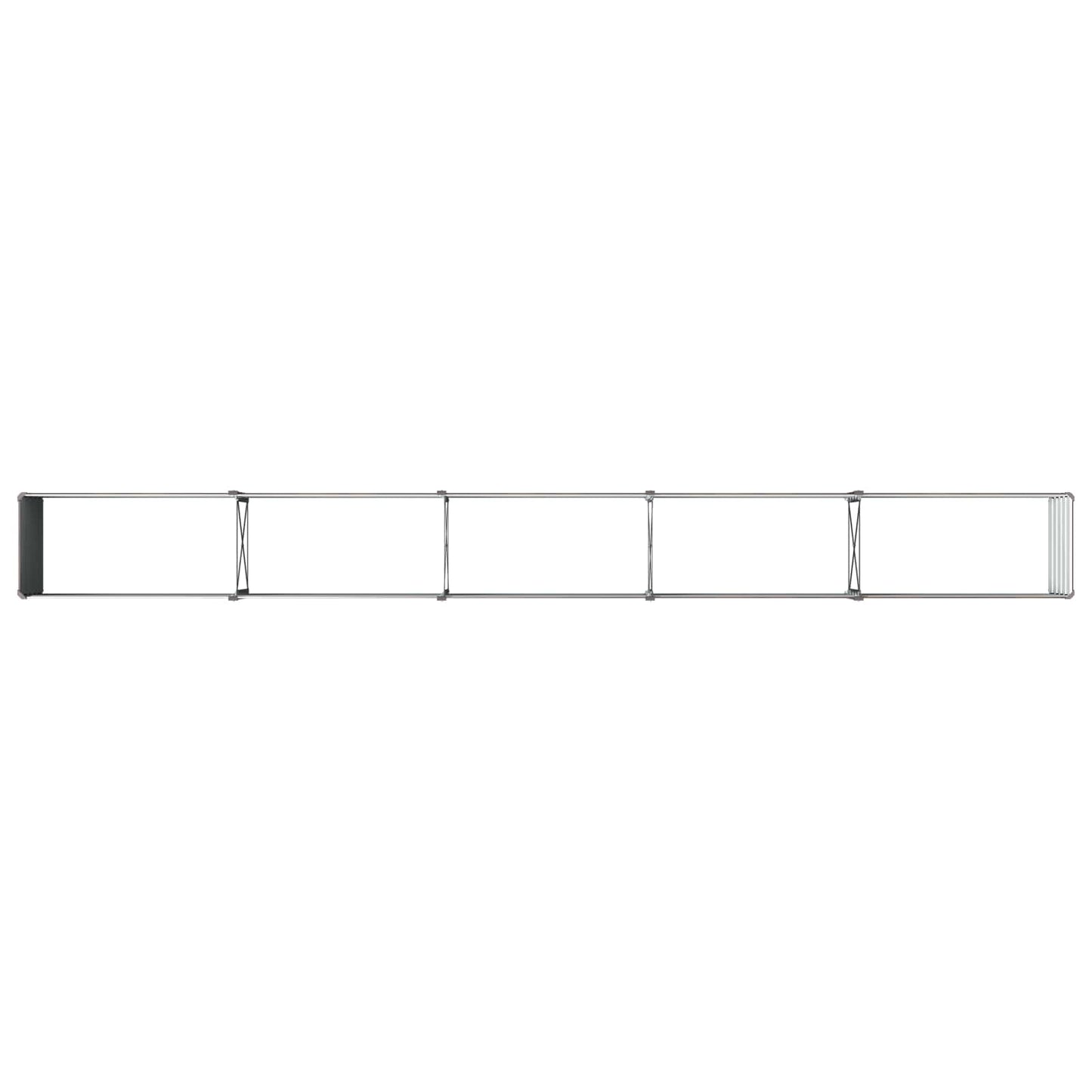 vidaXL Raised Garden Bed Black 400 x 40 x 55 cm cold-rolled steel