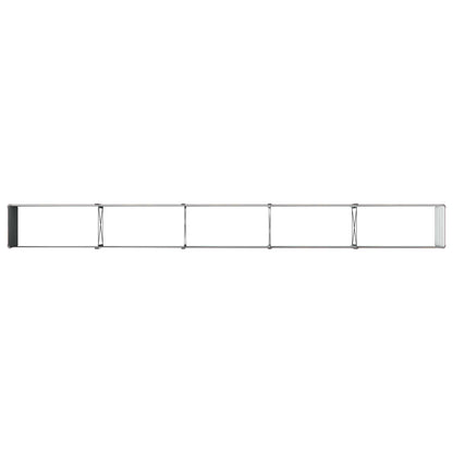 vidaXL Raised Garden Bed Black 400 x 40 x 55 cm cold-rolled steel